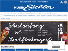 Tablet Screenshot of musik-eichler.de